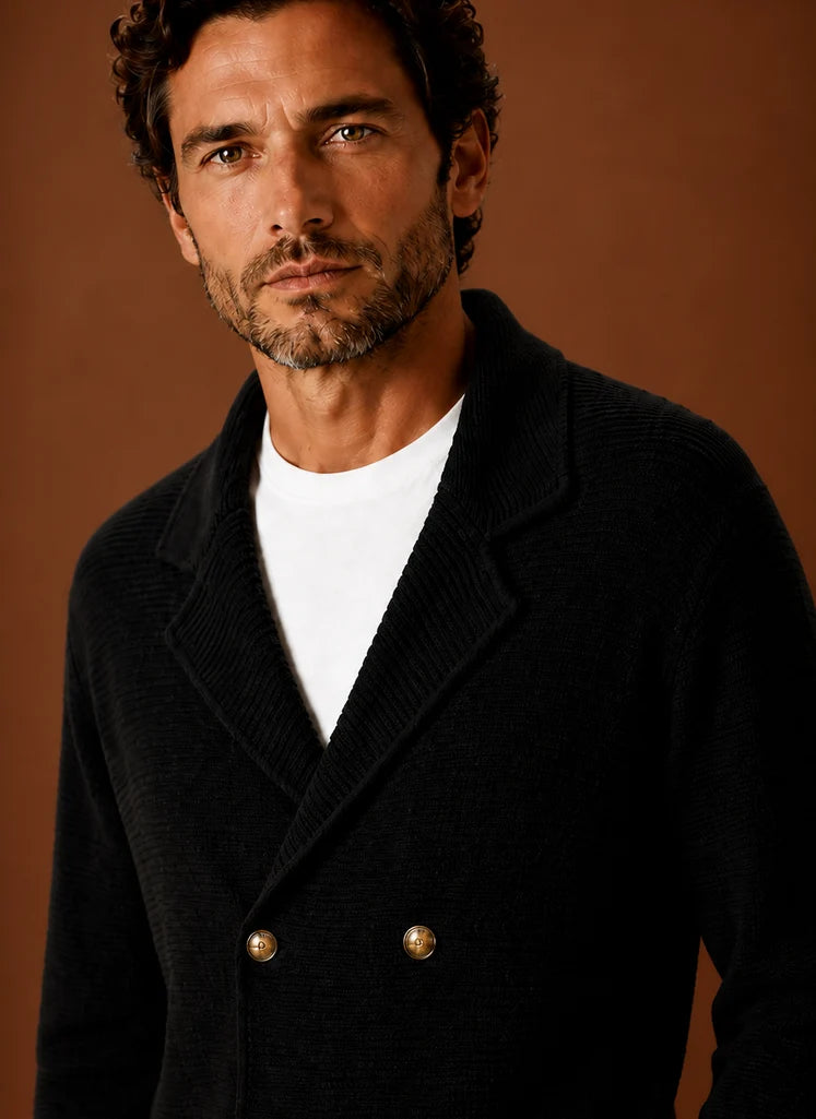 Men's Knit Cardigan Sweater for Everyday Layering and Versatile Style 3