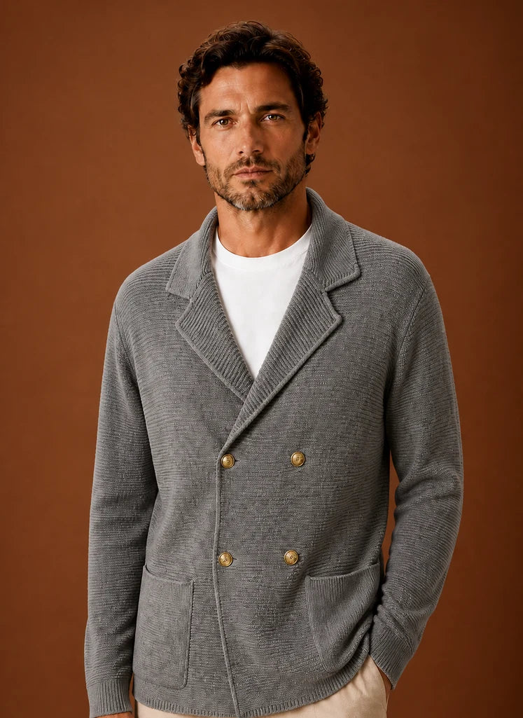 Men's Knit Cardigan Sweater for Everyday Layering and Versatile Style 4