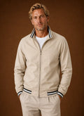 Men's Lightweight Bomber Jacket with Zip Front for Layering 0
