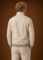 Men's Lightweight Bomber Jacket with Zip Front for Layering 2