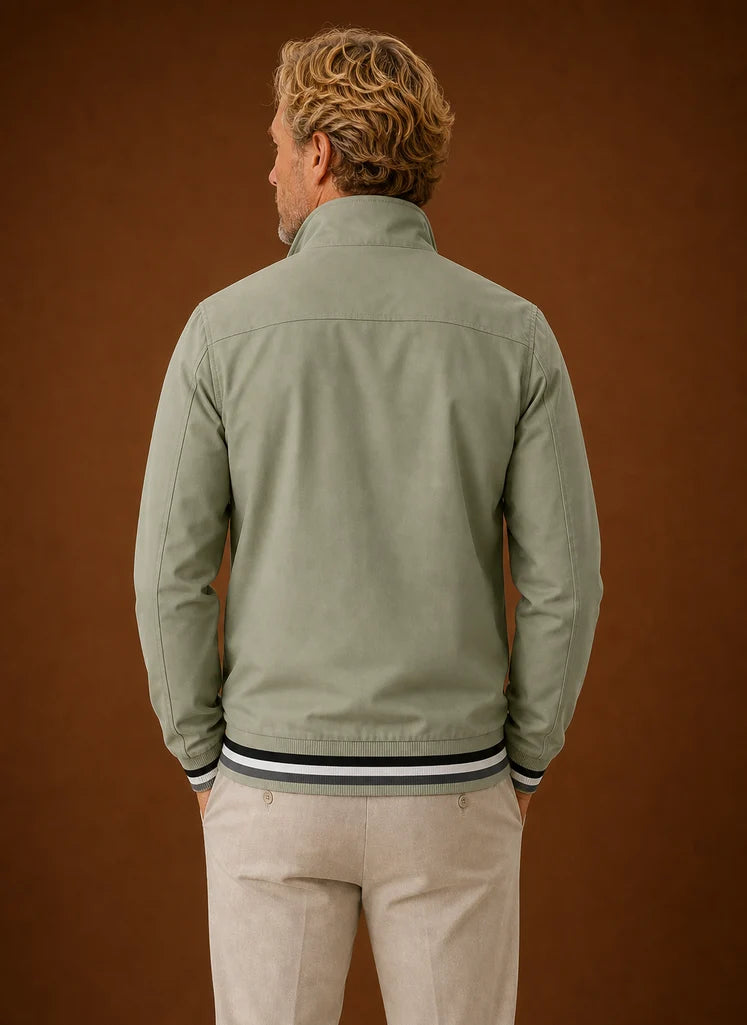 Men's Lightweight Bomber Jacket with Zip Front for Layering 7