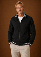 Men's Lightweight Bomber Jacket with Zip Front for Layering 8