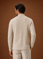Men's Open Front Longline Knit Cardigan for Layering 2