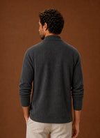 Men's Open Front Longline Knit Cardigan for Layering 6