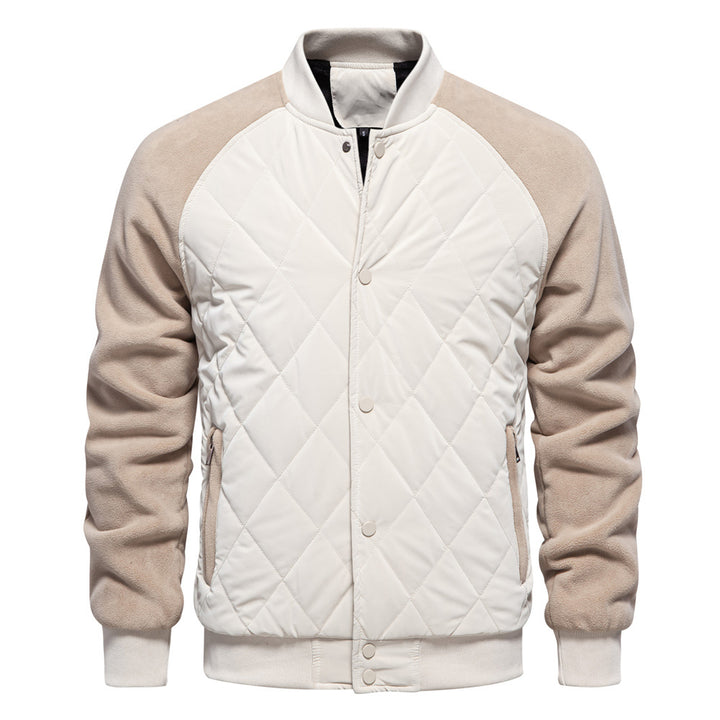 Men's Raglan Sleeve Snap-Button Bomber Jacket featuring a stylish design, comfortable fit, and versatile color options, perfect for casual outings or layering 0
