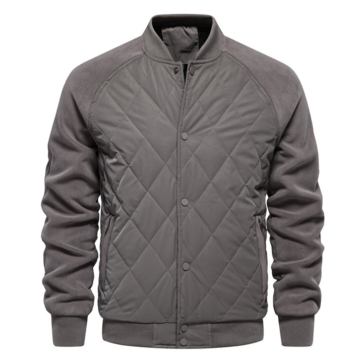 Men's Raglan Sleeve Snap-Button Bomber Jacket featuring a stylish design, comfortable fit, and versatile color options, perfect for casual outings or layering 3