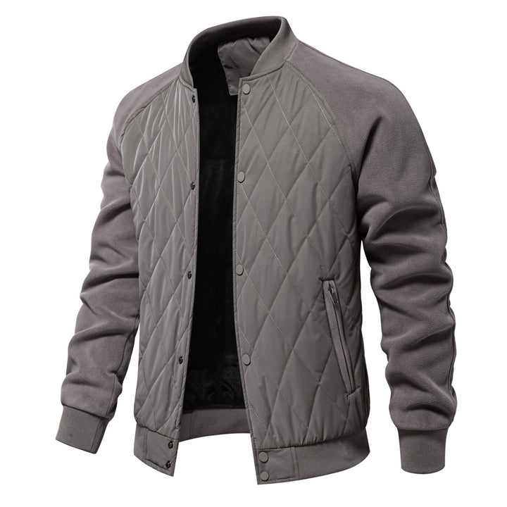 Men's Raglan Sleeve Snap-Button Bomber Jacket featuring a stylish design, comfortable fit, and versatile color options, perfect for casual outings or layering 7