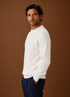 Men's Ribbed Crew Neck Sweater in Regular Fit for Everyday Wear 3