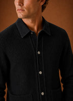 Men's Slim Fit Knit Cardigan with Button Front Closure for Layering 7