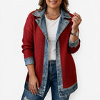 Women’s Indigo Knit Jacket - Soft and Casual