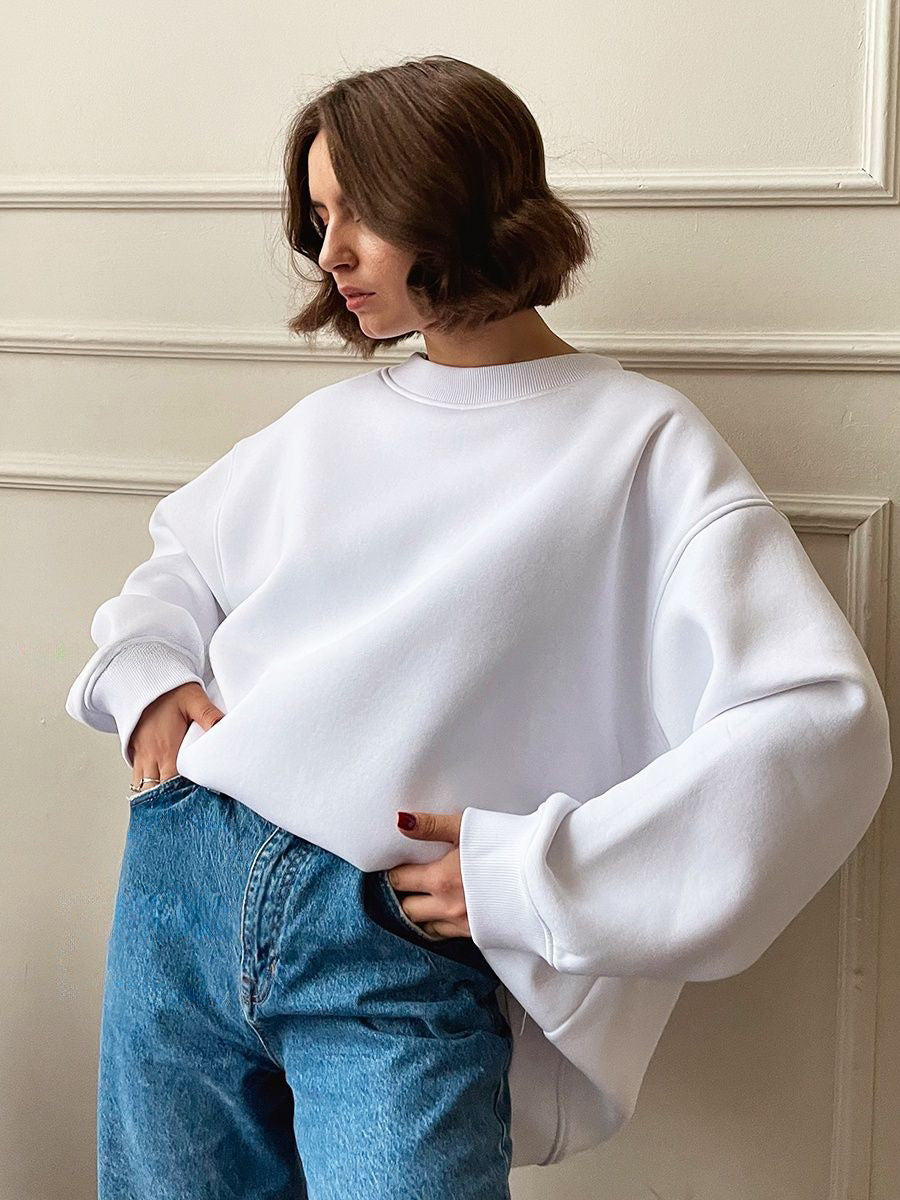 Women’s Oversized Sweatshirt – Soft Casual Comfort