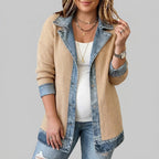 Women’s Indigo Knit Jacket - Soft and Casual