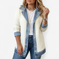 Women’s Indigo Knit Jacket - Soft and Casual
