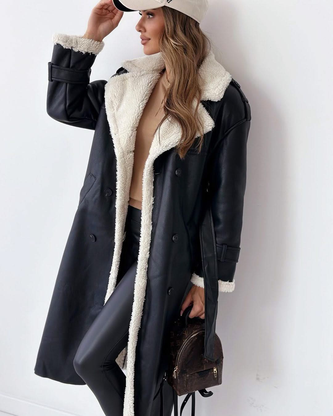 Long Coat with Teddy Lining