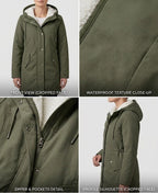 Women’s Hooded Weatherproof Coat - Warm and Protective