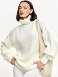Turtleneck Knit Top - Warm and Fashionable
