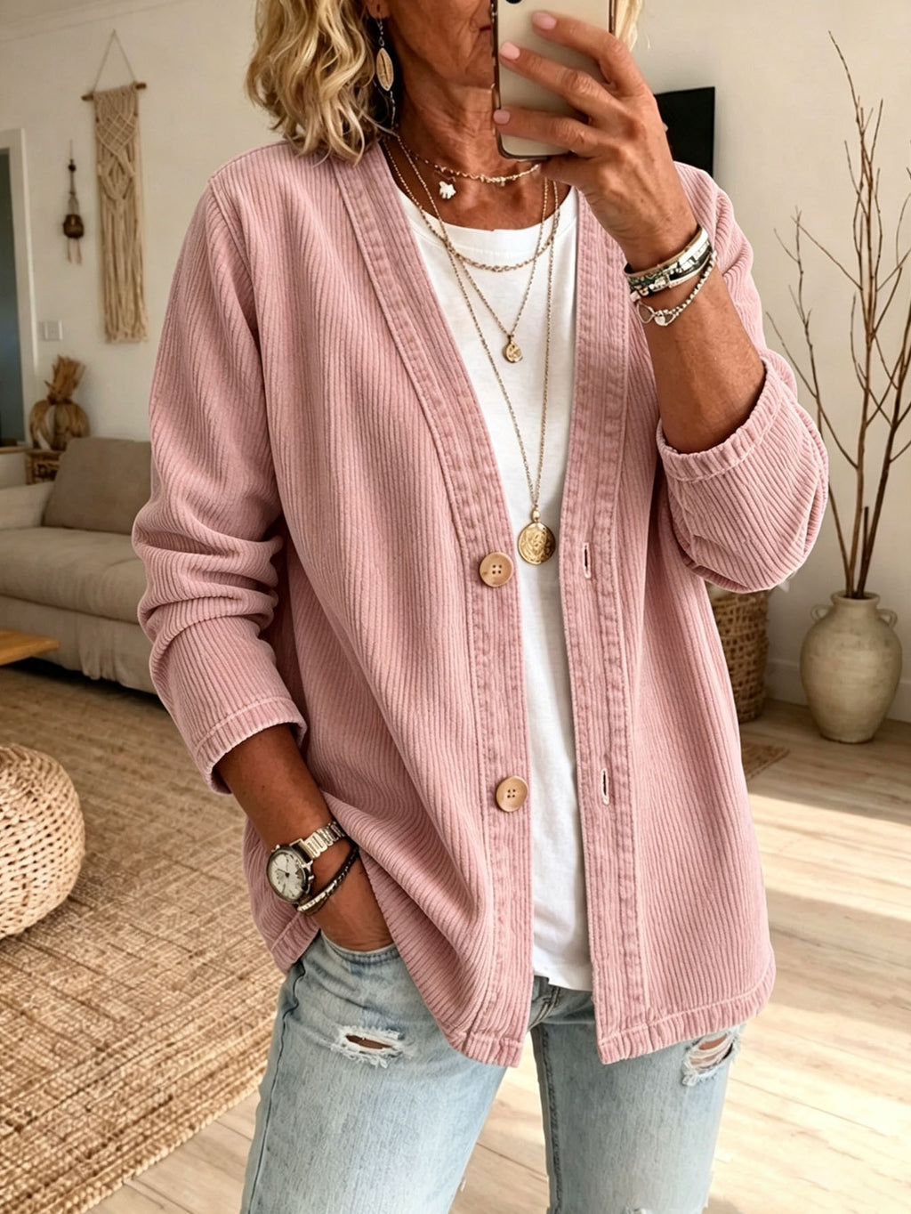 Flowy Women's Blouse - Elegant and Easy
