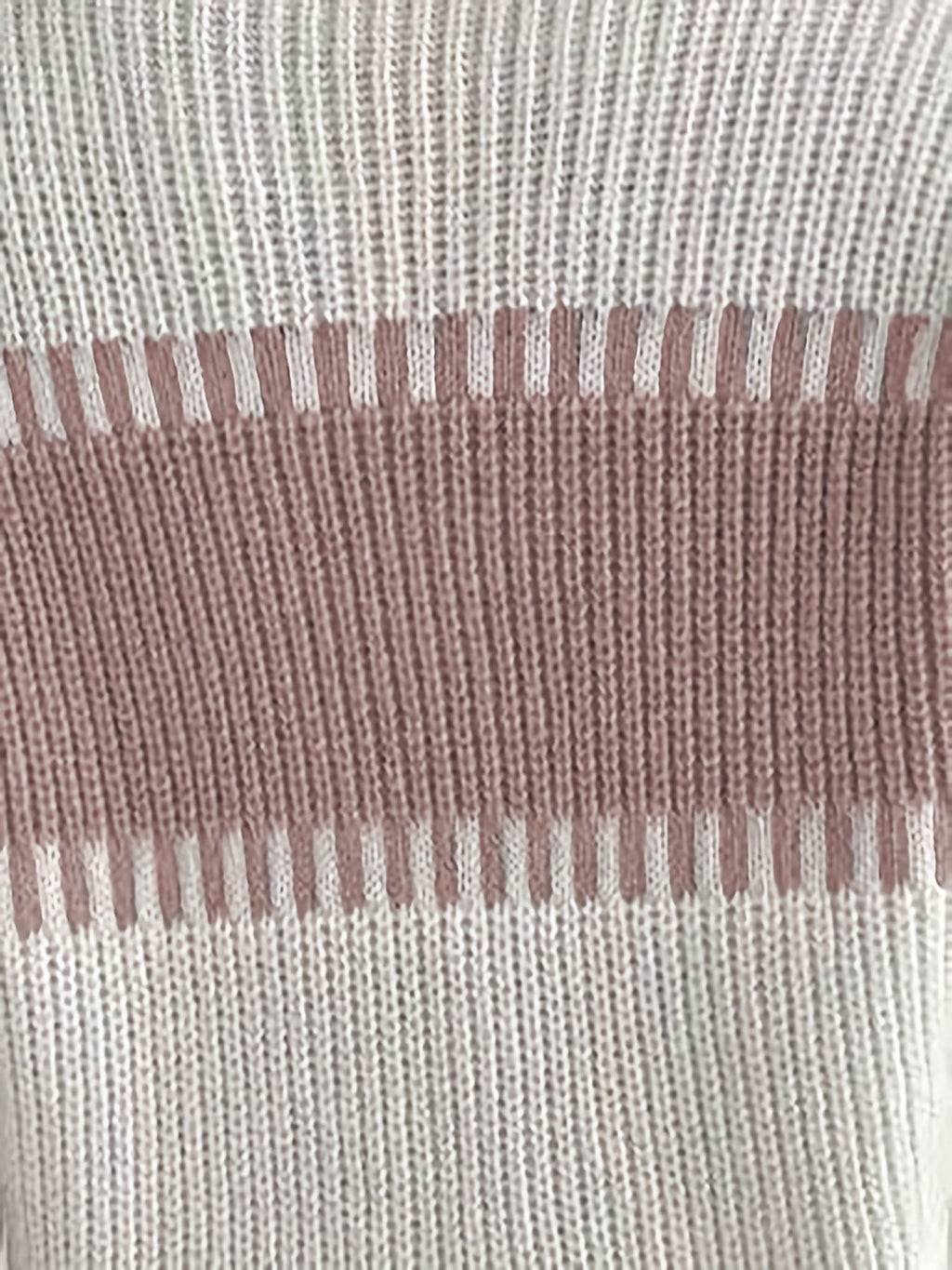 Women’s Colour-Block Striped Sweater