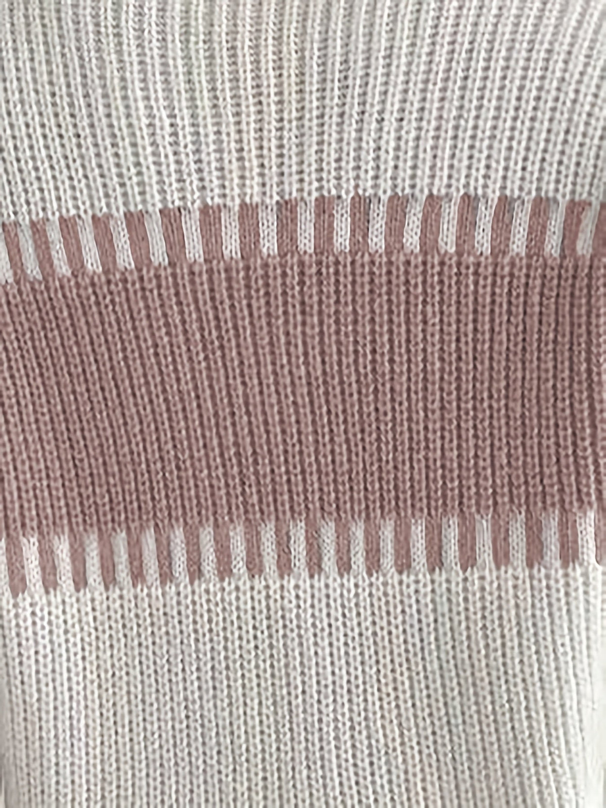 Women’s Colour-Block Striped Sweater