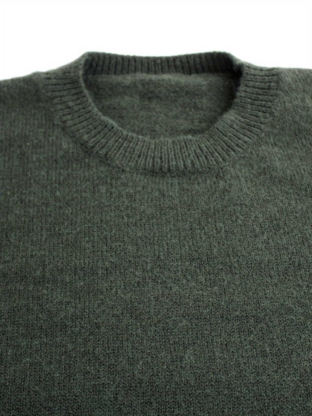 Women’s Ribbed Sweater with Striped Cuffs – Modern Cozy Knit