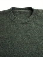 Women’s Ribbed Sweater with Striped Cuffs – Modern Cozy Knit