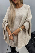 Women’s Elegant Crewneck Pullover - Soft and Refined