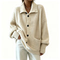 Autumn Winter Knit Cardigan Jacket - Warm and Cozy