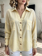 Button-Down Shirt With Chest Pockets - Casual and Practical