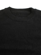 Women’s Ribbed Sweater with Striped Cuffs – Modern Cozy Knit