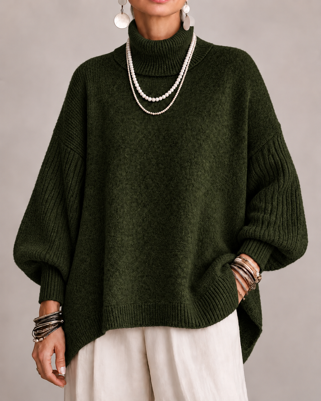 Kathleen Turtleneck Sweater - Elegant and Soft