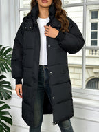 Long Loose Cotton Coat - Warm and Easy