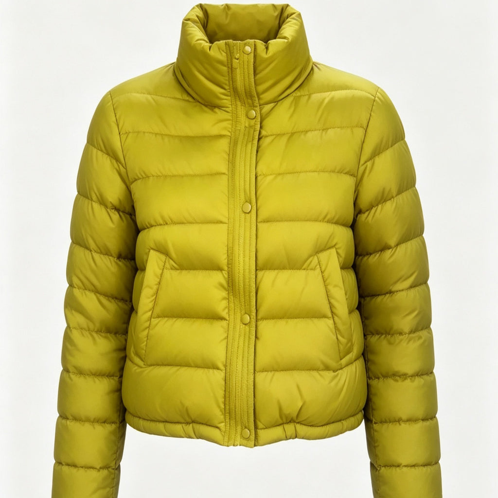 Korean-Style Padded Coat - Warm and Lightweight