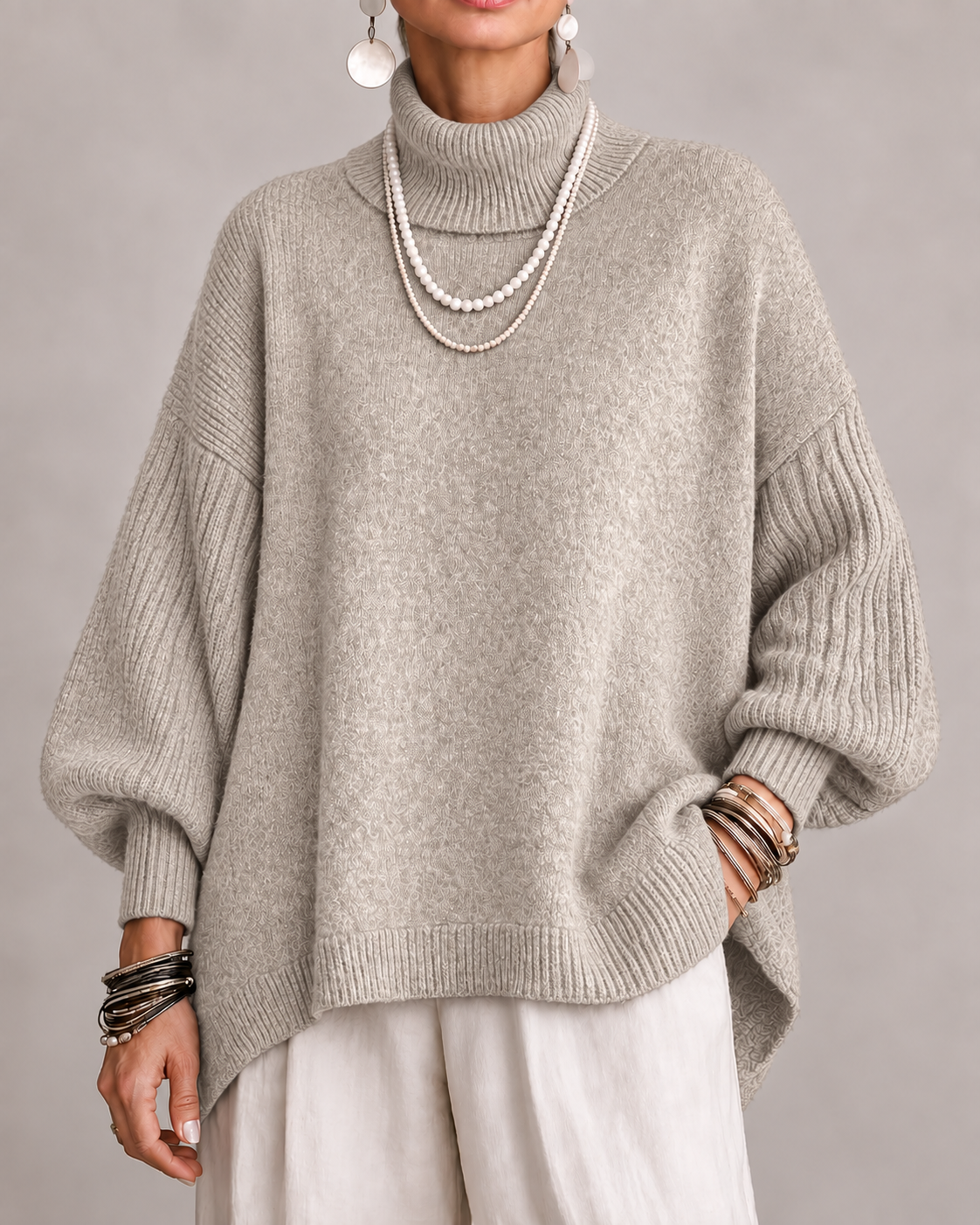 Kathleen Turtleneck Sweater - Elegant and Soft