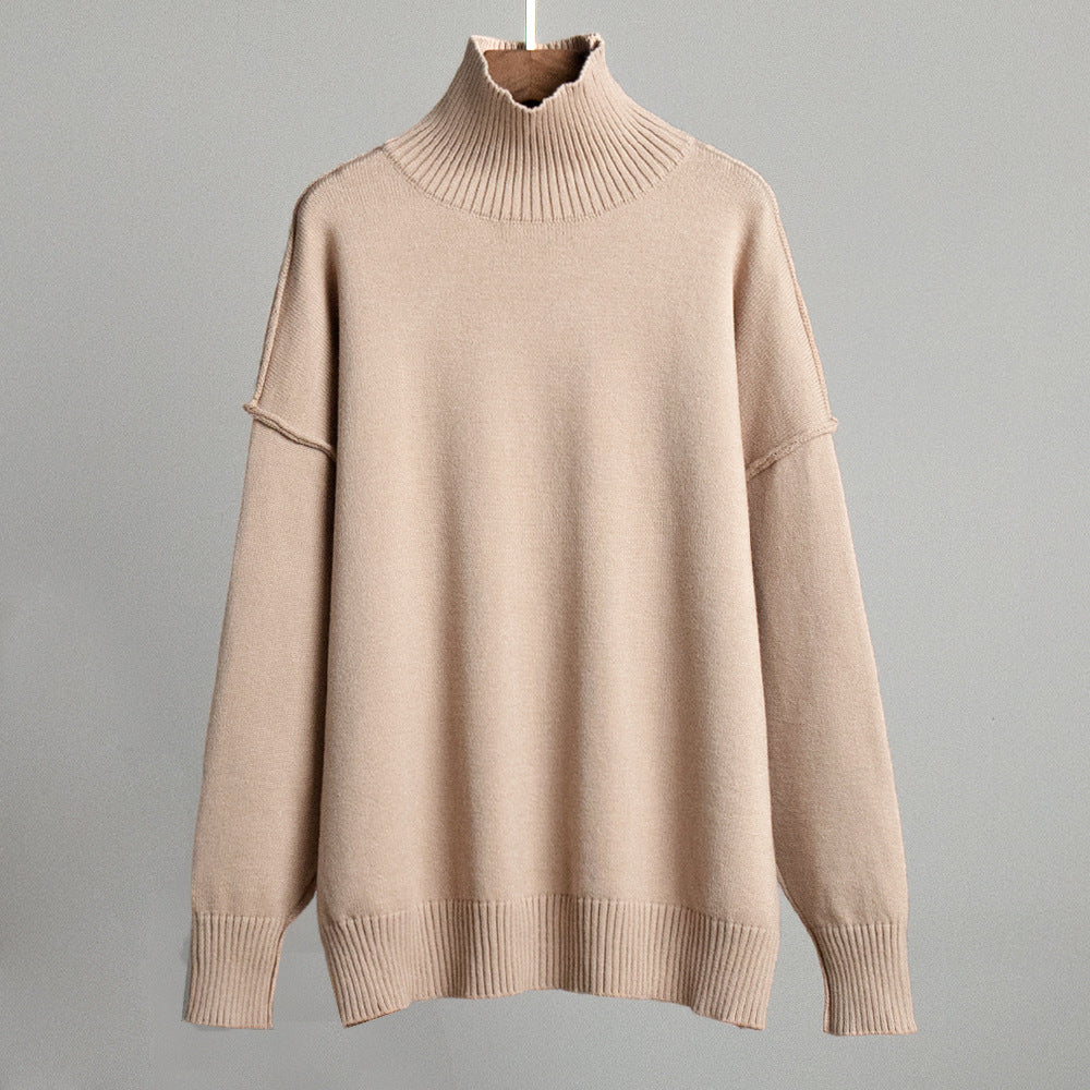 Women’s Thick Turtleneck Sweater - Warm and Casual