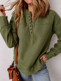 Women’s Drop-Shoulder Pullover Sweatshirt – Soft Cozy Style