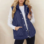 Women’s Quilted Sleeveless Vest – Warm Practical Outerwear