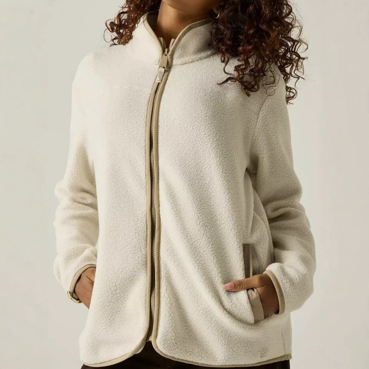 Women’s Fleece Cardigan Coat – Warm Soft Layer