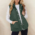 Women’s Quilted Sleeveless Vest – Warm Practical Outerwear