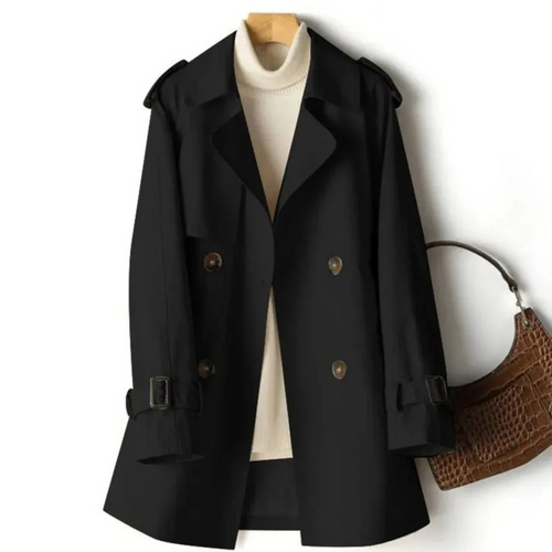 Belted Double-Breasted Coat