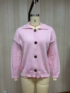 Button-Up Sweater Coat - Soft and Practical