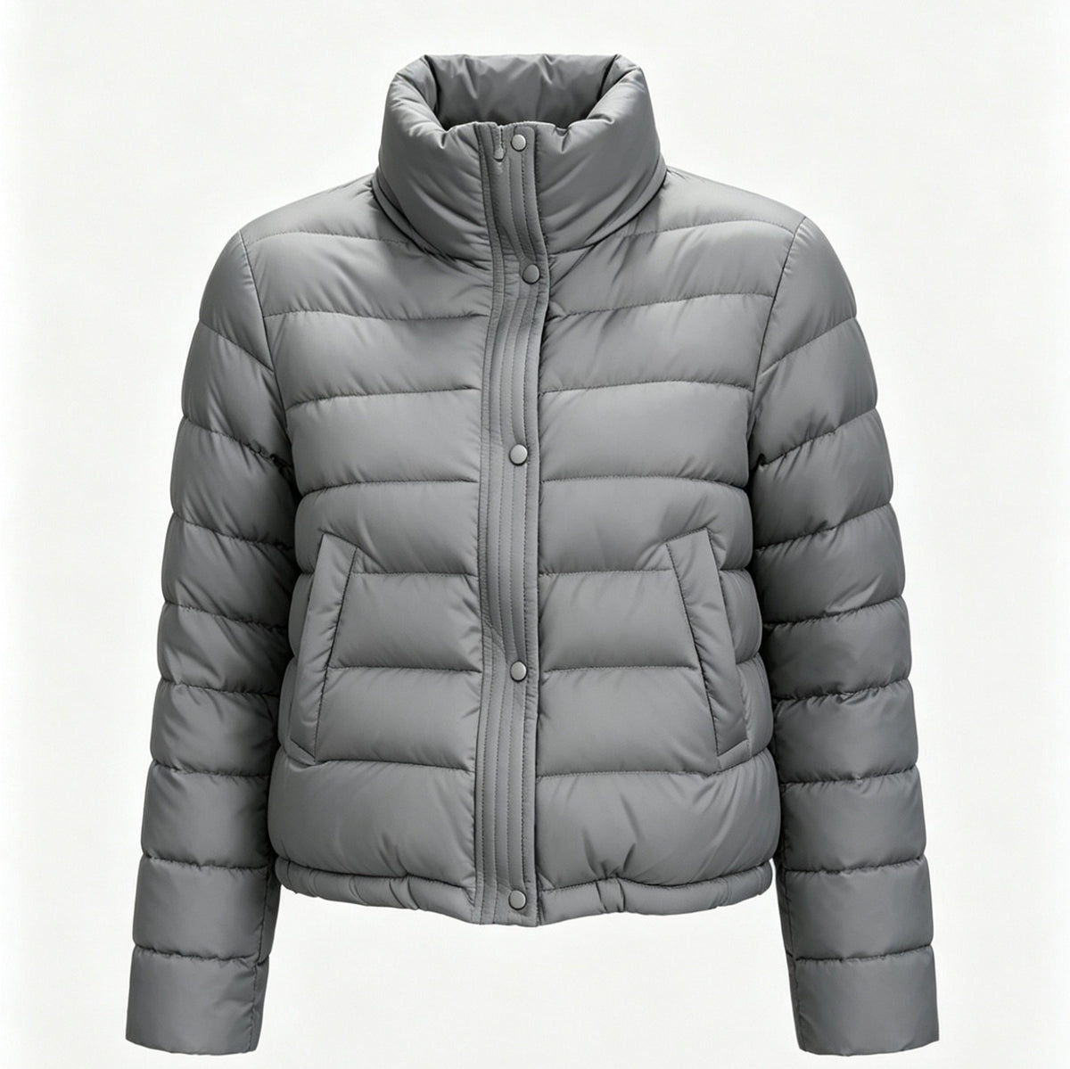 Korean-Style Padded Coat - Warm and Lightweight