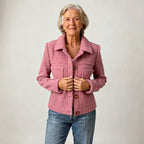 Women’s Colorful High-Neck Jacket - Modern and Lightweight