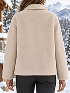 Oversized Sherpa Jacket - Warm and Elegant