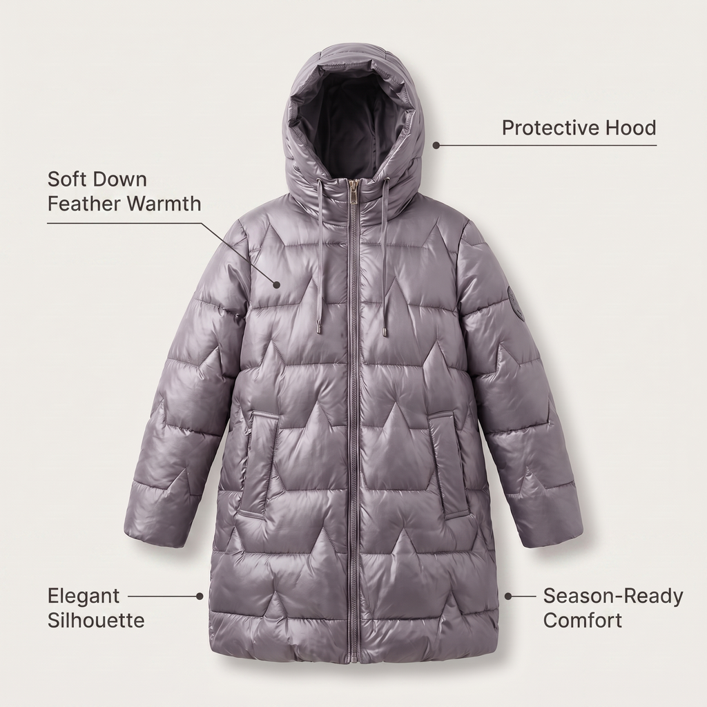 Women’s Statement Overcoat - Chic and Warm