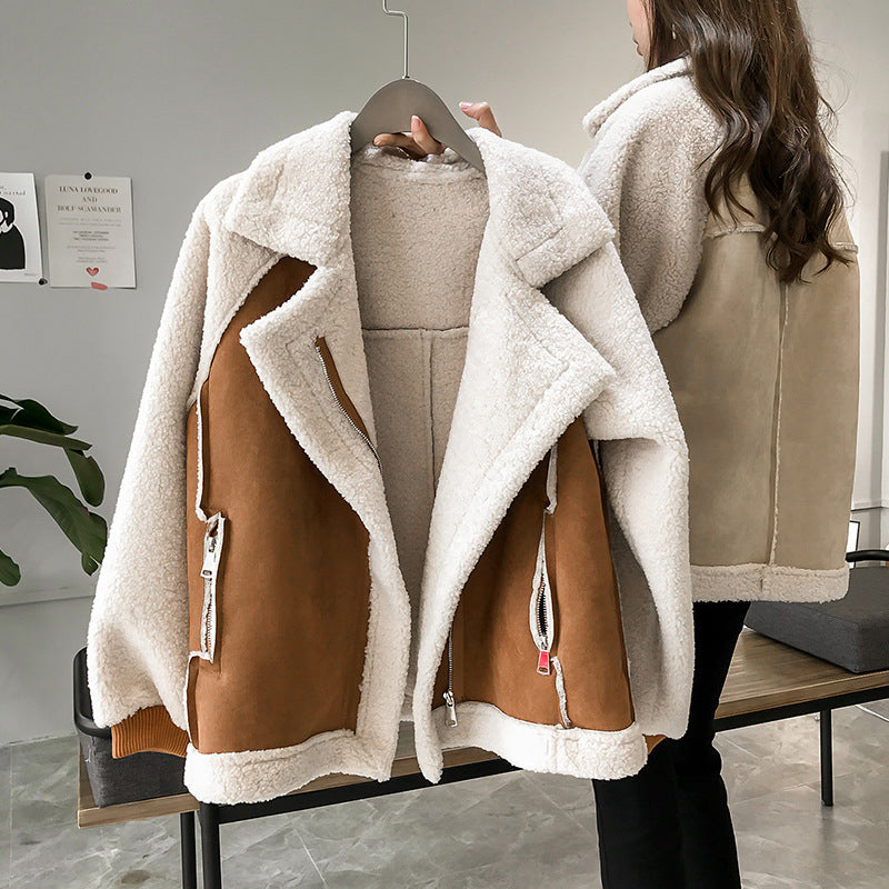 Oversized Faux Shearling Coat