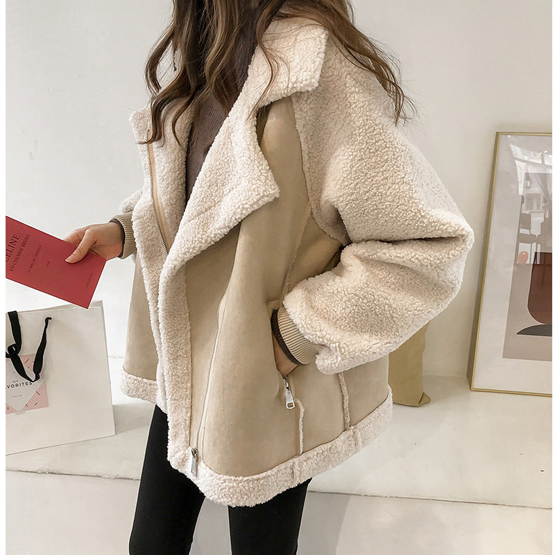 Oversized Faux Shearling Coat