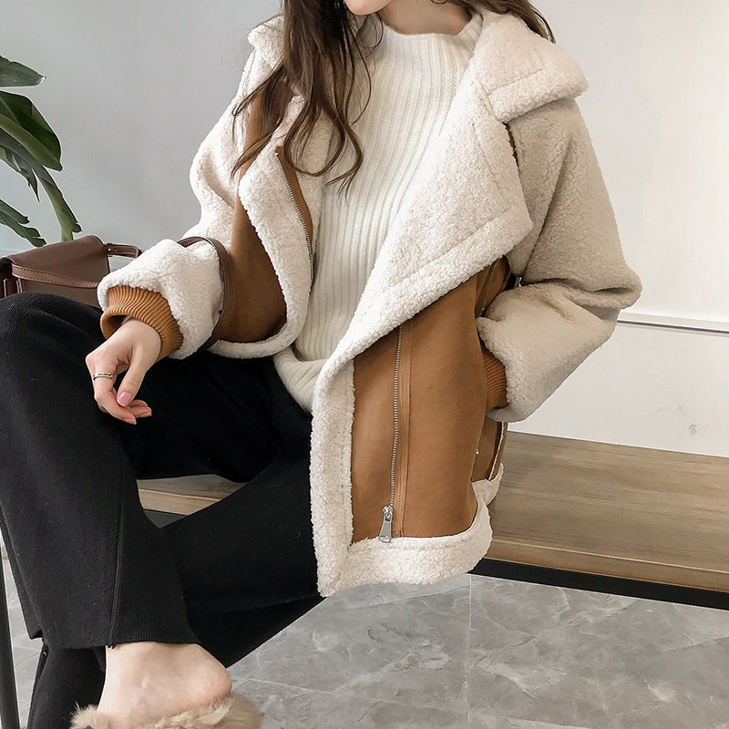 Oversized Faux Shearling Coat
