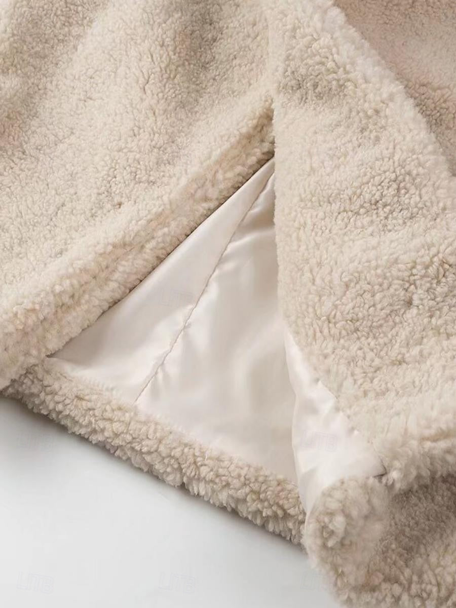 Oversized Sherpa Jacket - Warm and Elegant