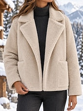 Oversized Sherpa Jacket - Warm and Elegant