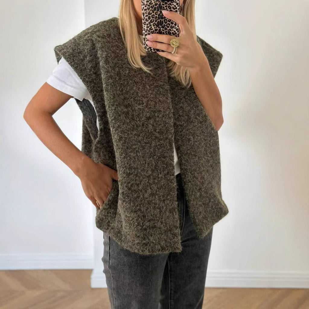 Women’s Pocket Cardigan – Soft Versatile Layering Knit